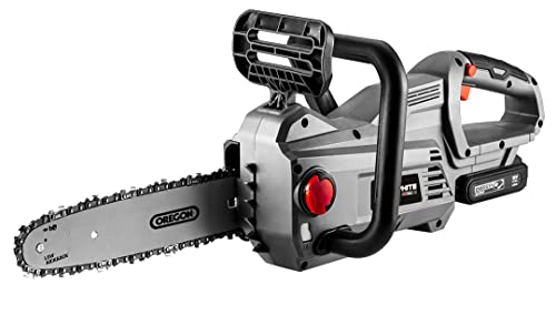 Graphite 18 V Energy+ Motosega A Batteria, 10" (250 Mm), Ruota A Catena 6 M/S, Serbatoio Olio A Catena 100 Ml, Passo Catena 3/8" (9,53 Mm), Spessore Catena 0,05" (1,3 Mm), Lunghezza Travi 240 Mm - 4