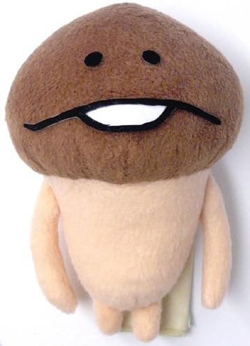 BANJIHAN ACE Nameko Glowing Mushroom Plush Doll Cell Phone Strap