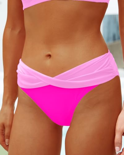 Image of Yonique Women Two Piece Bathing Suits Push Up Bikini Set Halter Swimsuit Vintage Swimwear