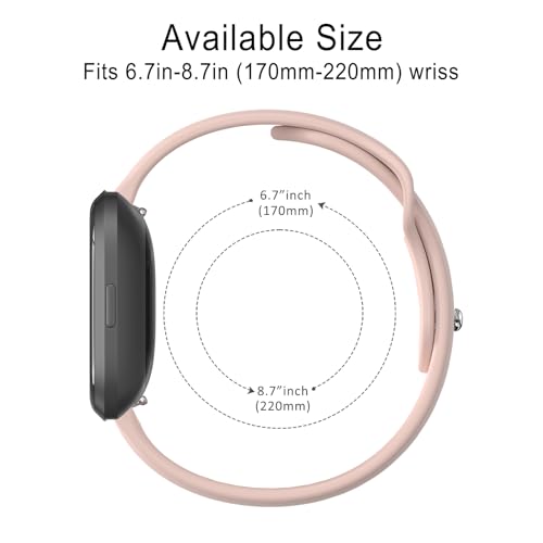 Oumida Kompatibel f&uuml;r Fitbit Versa 2 Armband/Fitbit Versa Armband f&uuml;r Damen Herren, Silikon Armb&auml;nder Classic Sport Ersatz Uhrenarmband f&uuml;r Fitbit Versa 2/Fitbit Versa/Versa Lite