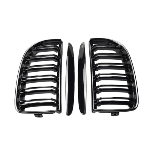 Parrilla delantera deportiva negro brillante para parachoques E90 E91