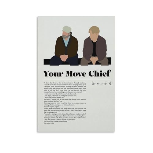 Good Will Hunting Classic Inspirational Movie Art Poster 13 Poster Decorative Painting Canvas Wall Art Living Room Posters Bedroom Painting 12x18inch(30x45cm)