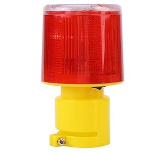 Akozon Solar alarm licht Solar 3 LED noodgeval waarschuwing knipperlicht alarm lamp verkeer Road Boat Red Light…