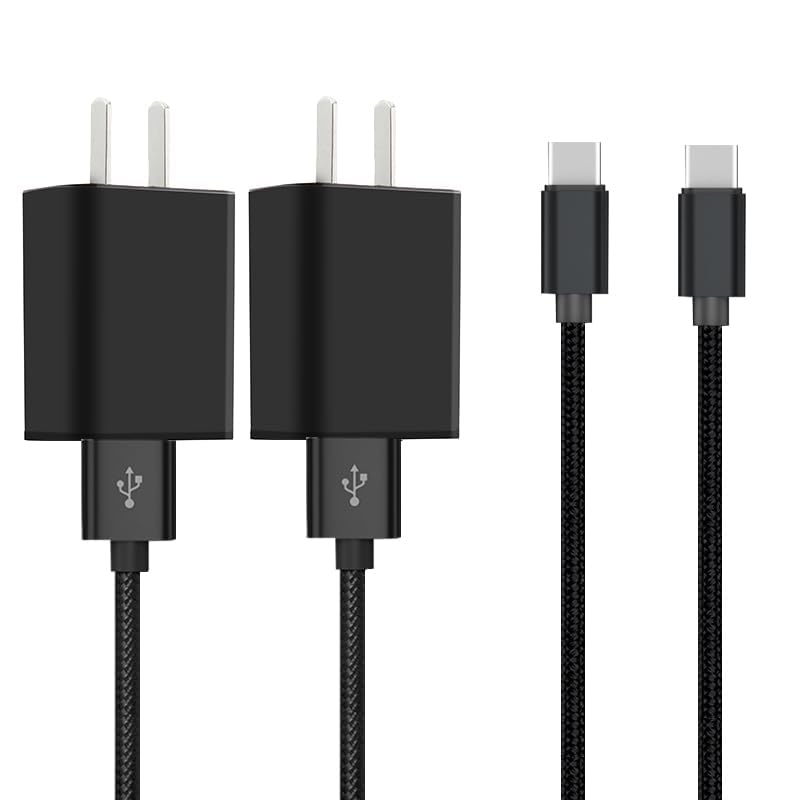 Miniatura 4 de Paquete de 2 cargadores USB desmontables de repuesto para Tienda Fire-TV-Stick, repuesto para tablet Fire, compatible con Samsung LG, adaptador de