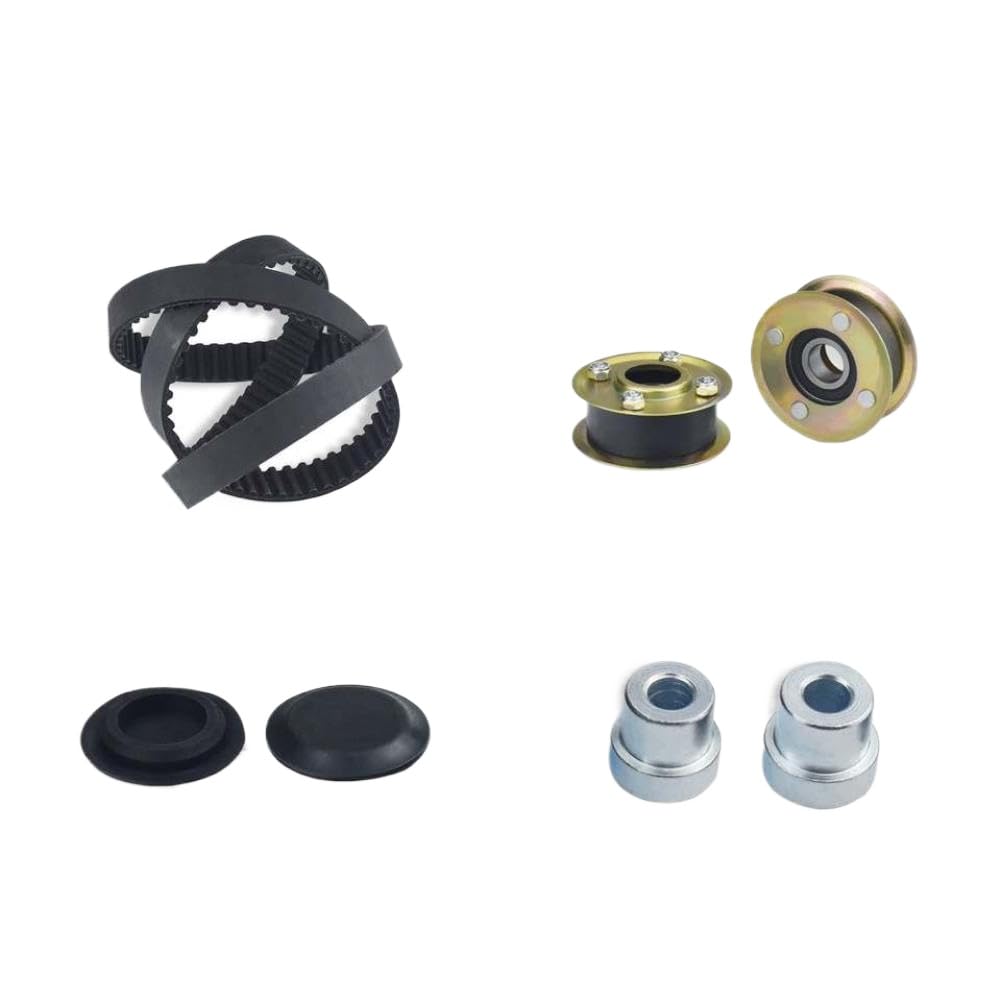 Kit de correa y polea tensora para cortacésped 131-4509 125-2532 120-3335 compatible con tractores de plataforma TimeMaster 30 126-0316 131-4506 131-4529