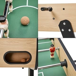 Kangui Babyfoot Adulte - Robuste - Barres télescopiques - 2 à 4 Joueurs - 3 Balles liège inclues