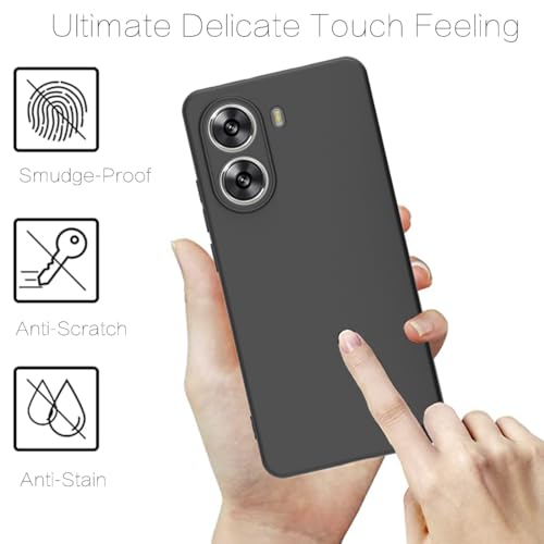 Image of Lustree Back Cover Silicon Flexible Shockproof Anti Scratch Back Cover for Poco X7 Pro - Black