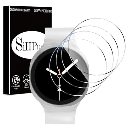 SiHPuoy Tempered Glass Screen Protector for Samsung Galaxy Watch 9/8 (40mm)