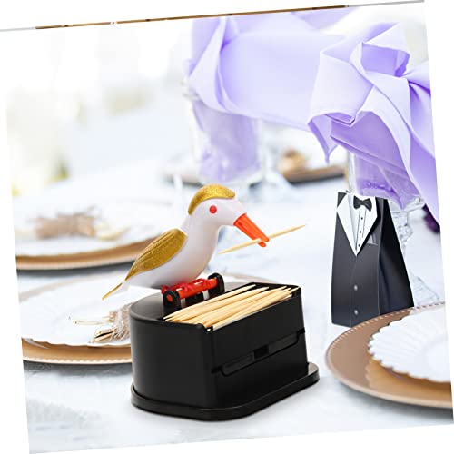 HEMOTON 10 Stück Teleskopisch Für Spender Ornament Geschenk Kreativ Speisebehälter Etui Kaffee Zahnstocher Restaurant Niedlich Party Aufbewahrung Halter Push-Tier Dekorativ – Bild 4
