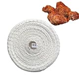 チャーシュー ネット、肉網ロール 調理ネット 調理用糸 綿素材 健康 丈夫 食品用 肉料理 クッキングネットバッグを作って牛肉 豚肉 その他の肉を固定します 弾性ハムソックスネッティング ポーク 風味維持 肉用コットンメッシュ 全長1/