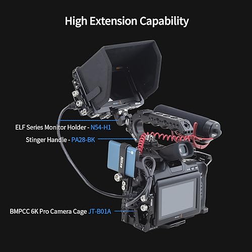 Nitze Cage Kit for Blackmagic Video Assist 5" 12G/3G - JT-B01B by Nitze - Image 7