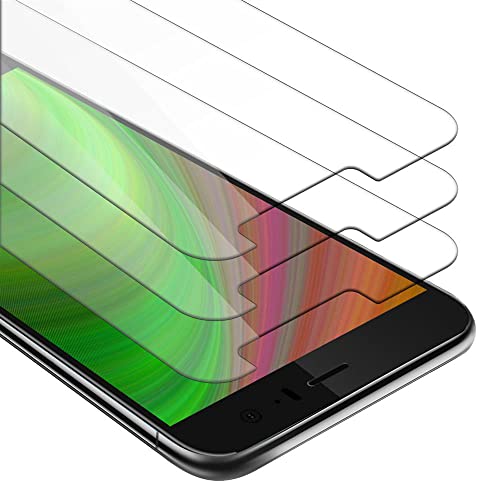 Cadorabo 3x Vidrio templado compatible con HTC U11 en TRANSPARENCIA ELEVADA - Paquete de 3 Vidrio protector de pantalla (Tempered) en dureza 9H con compatibilidad touch 3D
