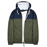 SUNDAY ROSE Men's Waterproof Jacket Breathable Windbreaker Hooded Windbreaker Windproof Rain Coat Sh