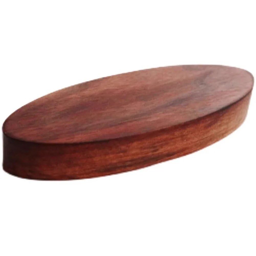 Plateau en bois de qualité supérieure pour une assiette à dessert raffinée