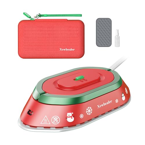 Image of Newbealer Travel Iron Set, 100-240V Mini Dry Iron for Clothes (No Steam)
