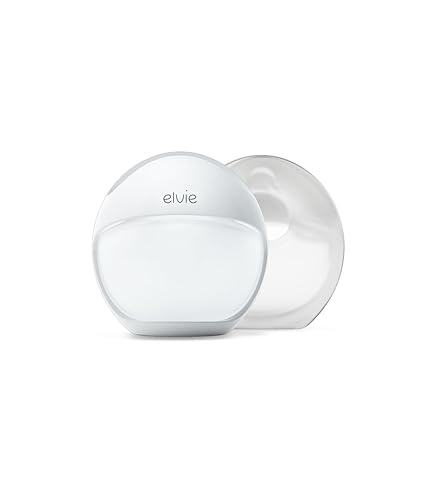 Elvie Curve - Manual Wearable Breast Pump - Hands-Free, Kick-Proof, Portable Silicone Pump That Can Be Worn in-Bra for Gentle, Natural Milk Expression - Breast Feeding Essentials