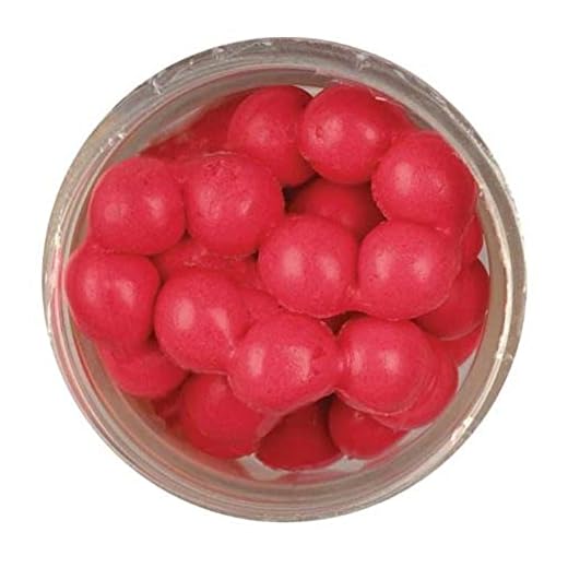 Berkley PowerBait Power Eggs Floating Magnum , Pink - Garlic Scent, .5 oz Small Jar