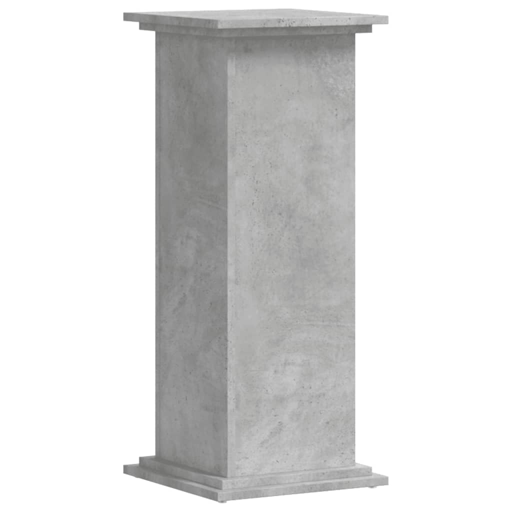 vidaXL Plant Stand, Plant Pot Stand for Indoor Living Room, Plant Holder for Decorative, Flower Stand Flower Pot, Concrete Grey Engineered Wood