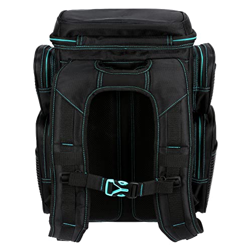 Evolution Fishing Drift Series Tackle Backpack – Seafoam, 3600 Size, Outdoor Rucksack W/ 6 Fishing Tackle Trays, Built In Rain Fly, Heavy Duty Fishing Backpack, Tackle Carrying Case #TOP6