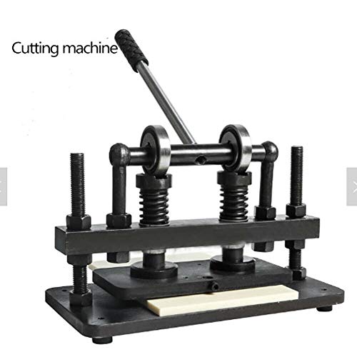 Leather Cutting Machine Double Guiding Shaft Leather Embossing Machine Leather Die Cutter Suitable for Photo Paper PVC/EVA Sheet (260MM * 120MM) - Thumbnail 3