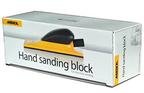 Mirka Hand Sanding Block 2.75" x 8" Hook and Loop 22 Holes/Sander Tools thumbnail 2