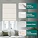 BERISSA Roman Shades for Windows, Blackout Roman Blinds,Room Darkening Thermal Insulated Pull DownWindow Shades for Home Living Room Bedroom,Linen Color Beige,Custom Size