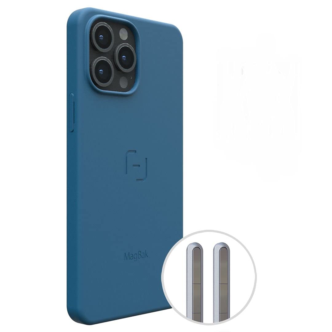 MagBak for iPhone 13 Pro (6.1") with 2 MagSticks | MagSafe Compatible - Blue