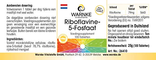Riboflavine 5-phosphate Warnke qualité des pharmacies allemandes - 3