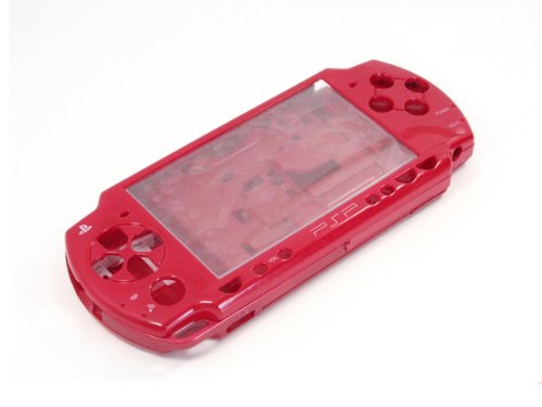 Sony PSP2000 face plate Exterior, Replacement Shell Case Red