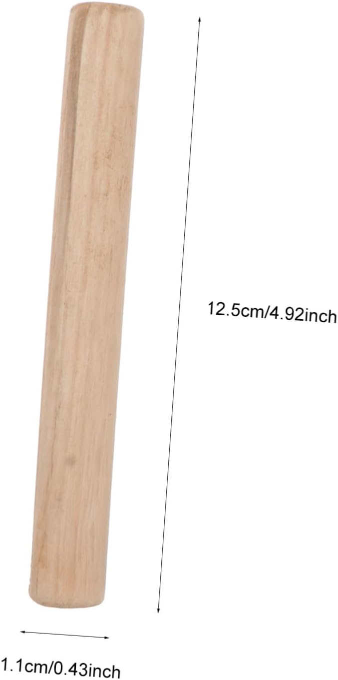 Gadpiparty 1bag Wooden Stick Crafting Material Natural for Smooth Polished Finish for Projects and Handicrafts Style