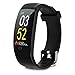 SMARTIX SMART BAND F64, Orologio Multifunzione, Fitness, Tracker, Contatore Passi e Calorie, Sonno, Meteo, Gestione Musica e Fotocamera, Notifiche, App gratuita (IOS/Android)