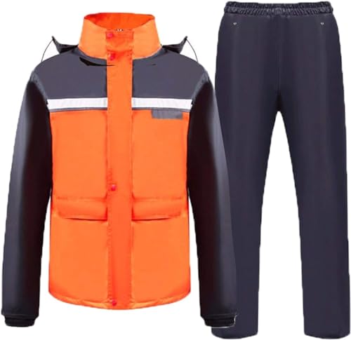 Impermeável Chuva E Calças Ternos, Casaco à Prova De Vento Conjunto De Calças Motocicleta Rainwear C