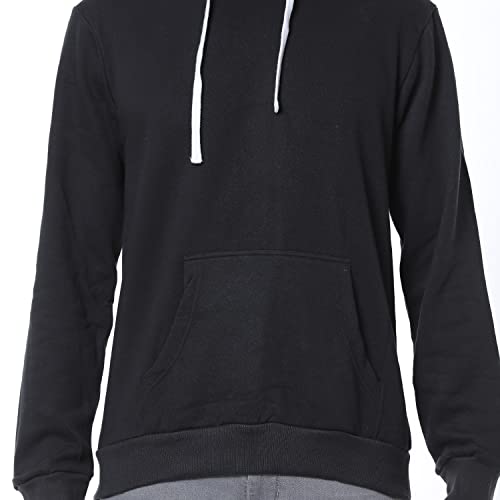 Image of Campus Sutra Men's Cotton Hooded Neck Sweatshirt