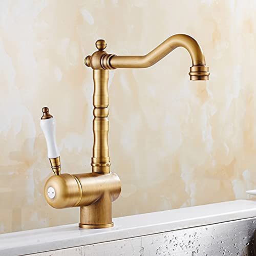 Robinet évier cuisine mitigeur eau chaude froide robinets pour vasque - 4