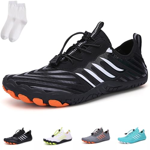 Grounded Barefoot Footwear for Women Men, Hiking Barefoot Wide Toe Box Wide Width Slip On Water Shoes