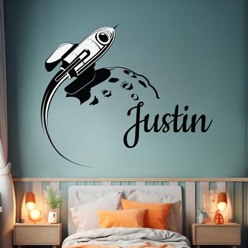 Decoración de Pared Cohete Personalizada EGD 10x2x2.7 in