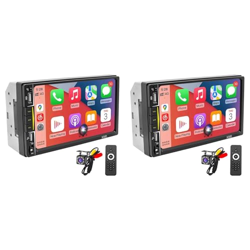 Radio con pantalla táctil de 7 pulgadas Bluetooth manos libres y cámara de marcha atrás integrada
