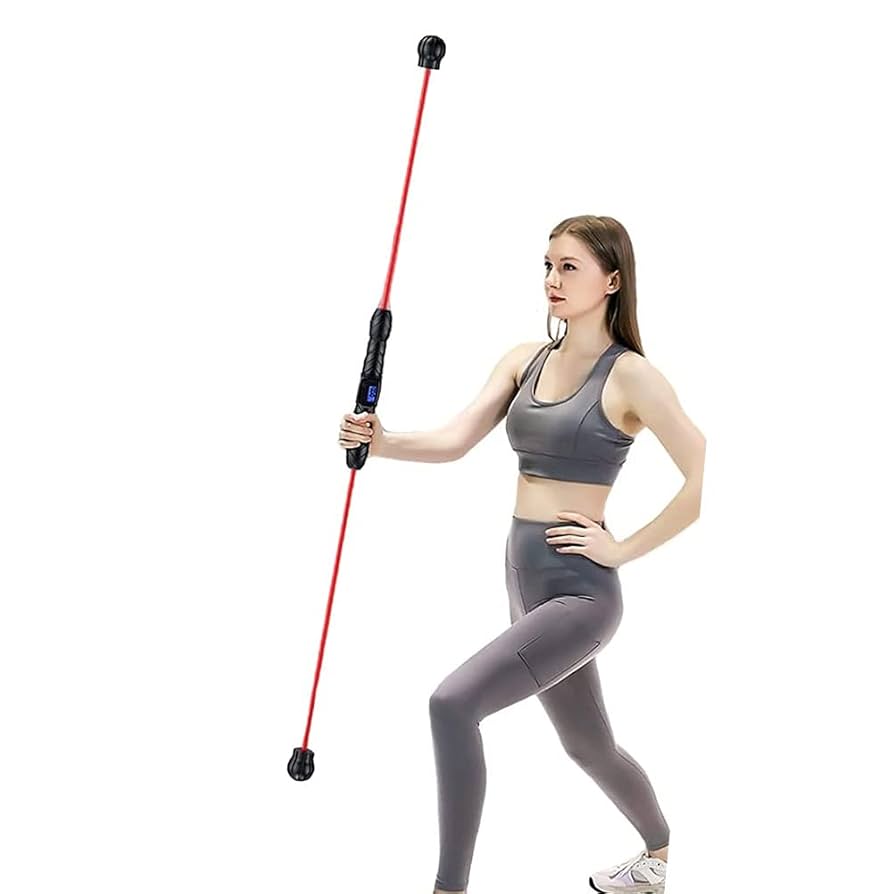 Flexi Bar,Portable High Frequency Vibration Training Bar Aerobic Elastic Fitness Bar For Arm