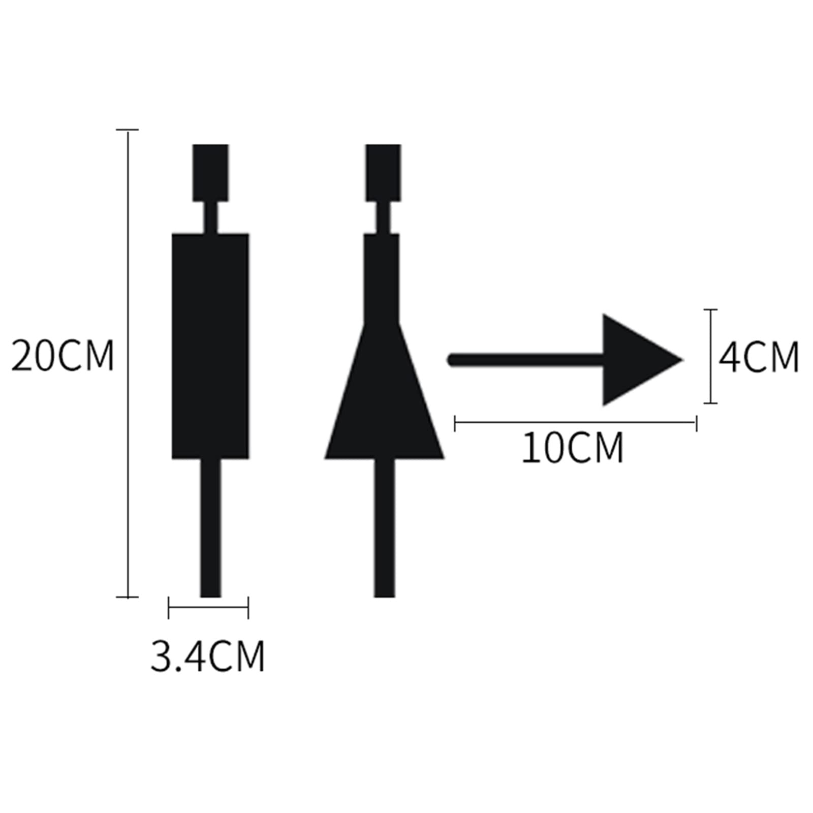 Cartello for bagno uomo/donna con freccia, cartello direzionale for, facile da montare, for ufficio, ristoranti, hotel, supermercati ，Segnaletica per servizi igienici(B)