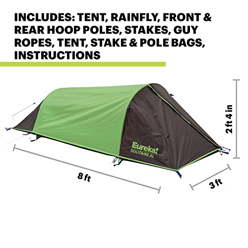 Eureka! Solitaire AL 1 Person, 3 Season, Camping and Backpacking Tent - Thumbnail 2
