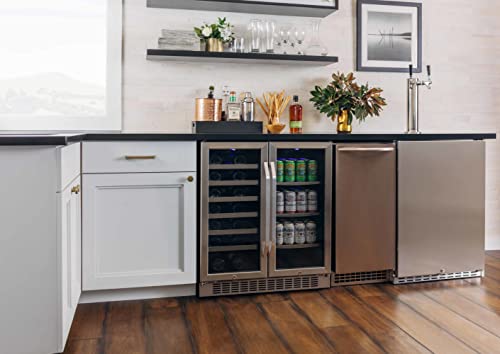 Edgestar Cwb2886Fd 30-Inch Built-In Wine And Beverage Cooler With French Doors #TOP4