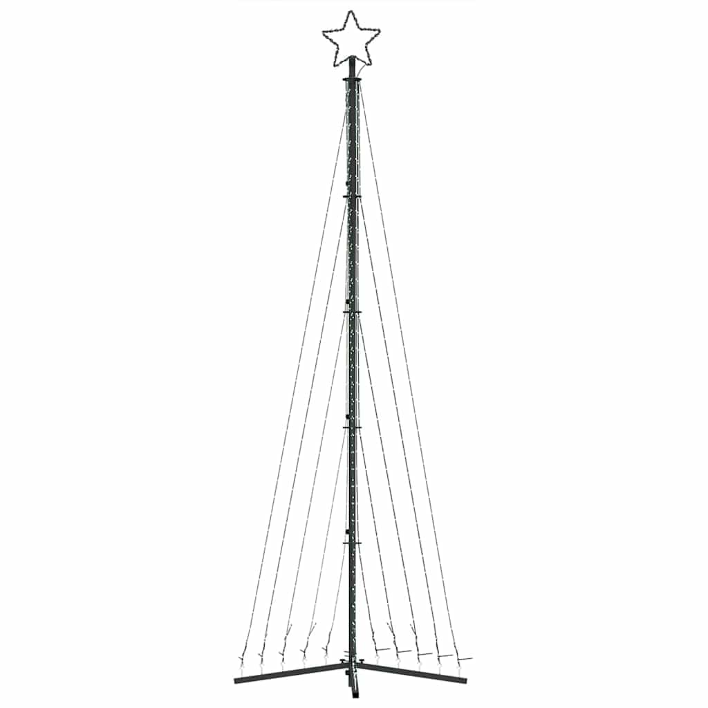 Choinka LED, wielokolorowa, 495 diod LED, wysokość 300,5 cm, z 8 efektami świetlnymi, do użytku wewnątrz i na zewnątrz, podświetlana, IP44