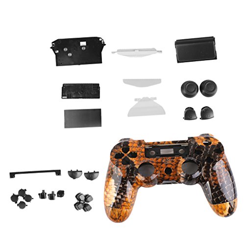 Preisvergleich Produktbild Sharplace Schutzhüllen Hüllen Gehäuse für PlayStation4 PS4 Controller - Gold Drachen