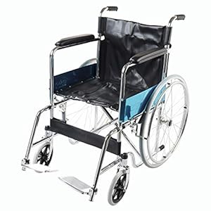 entros Light Weight Regular Foldable Chromed Steel Wheelchair – SC809KD