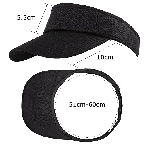 MK MATT KEELY Sun Visor Hat Sports Adjustable Baseball Cap with Outdoor UV Protection for Women Men - Image 5