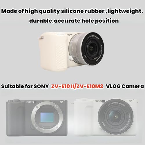 Funda de silicona para cámara Sony ZV-E10 II miniatura 2