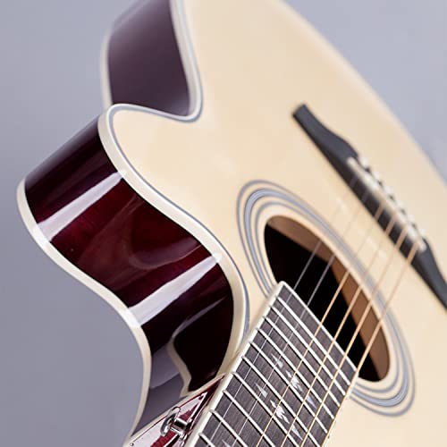 MEIeynt Guitare Acoustique 40″ pour débutant Adulte Adolescent Pleine Taille Guitarra Acustica avec Sac de Transport, accordeur, médiators, Cordes, capodastre, Tissu, Sangle Main Droite – Naturel - Les Beatles, Paul McCartney, John Lennon, RIngo Starr, George Harrison MEIeynt Guitare Acoustique 40" pour débutant Adulte Adolescent Pleine Taille Guitarra Acustica avec Sac de Transport, accordeur, médiators, Cordes, capodastre, Tissu, Sangle Main Droite - Naturel – Image 7