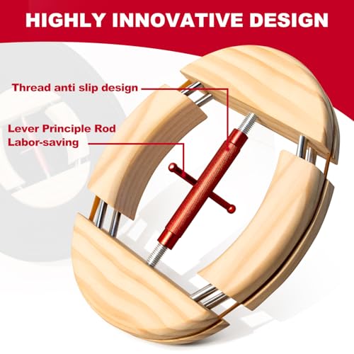 Image of 4 Way Hat Stretcher, Hat Stretcher for Fitted Hats, Heavy Duty Hats Shaper Extender w. Lever Wrench for Men All Kind of Caps