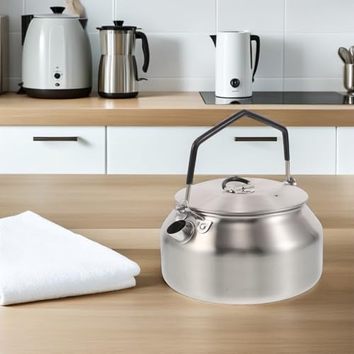 Bouilloire de camping acier inoxydable et portable pour randonnée - 8