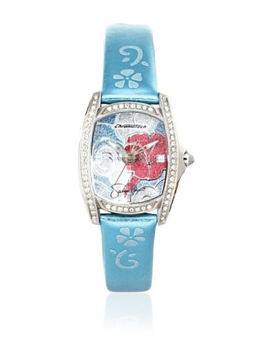 Bonjour Kitty CT.7094SS-12 Stainless Steel Light Blue Leather Watch